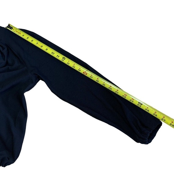 Lysse Women's Black Zip-Front Jacket Size Medium Drawstring Hem - Picture 13 of 13